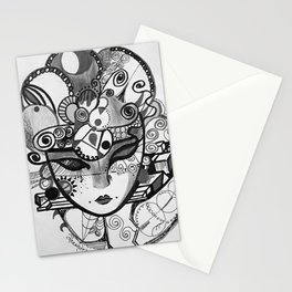 Dream Girl Black and White Stationery Cards