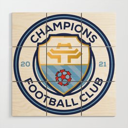 Logofootballclub Wood Wall Art