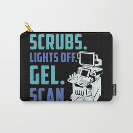 Sonography Doctor: Scrubs Lights Off Gel Scan Carry-All Pouch