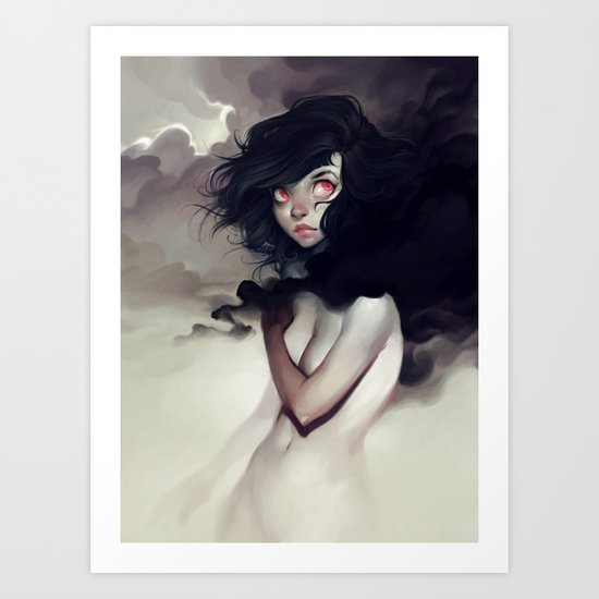 Dark Clouds Art Print