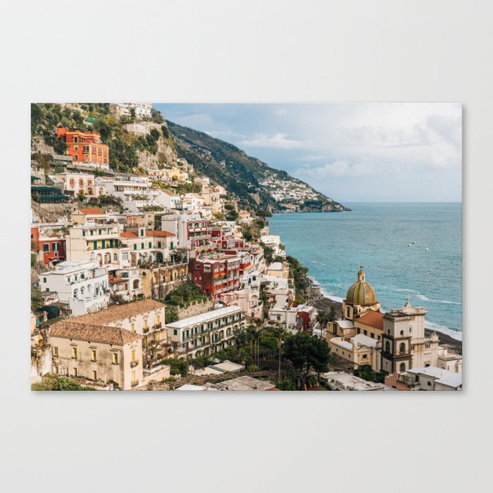 Positano In Late Afternoon Canvas Print