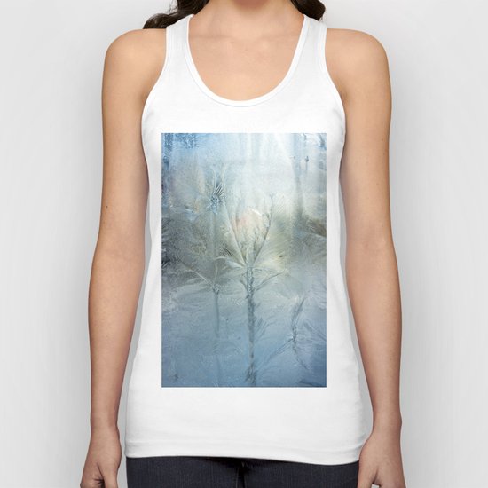 Frozen window Unisex Tank Top