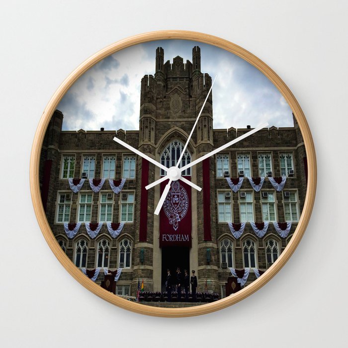 Fordham University Commencement Keating Hall Wall Clock