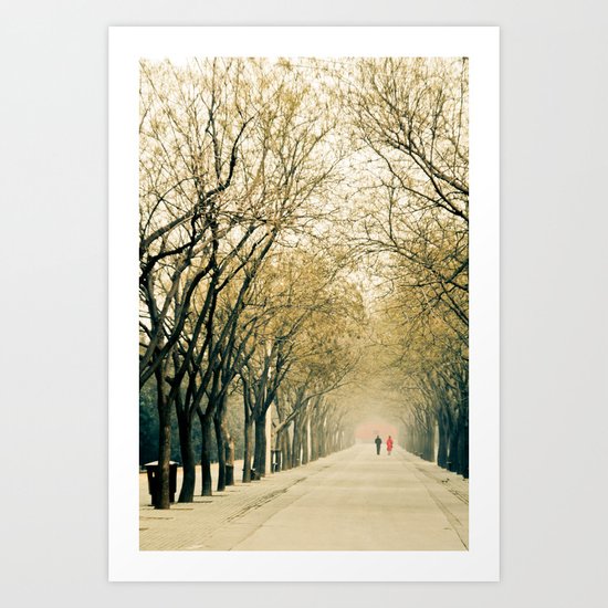 Walk in the park Art Print