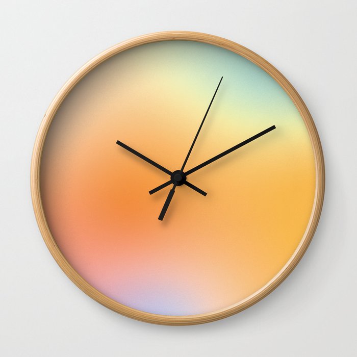 Candy Gradient 01 Wall Clock