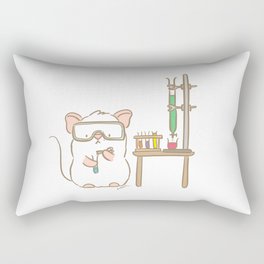 Lab Mouse Rectangular Pillow