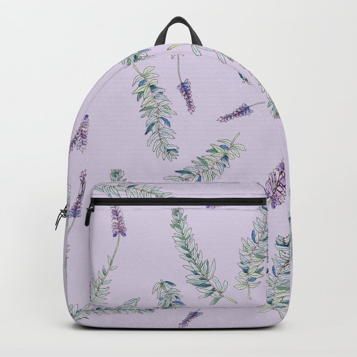 Lavender, Illustration Backpack