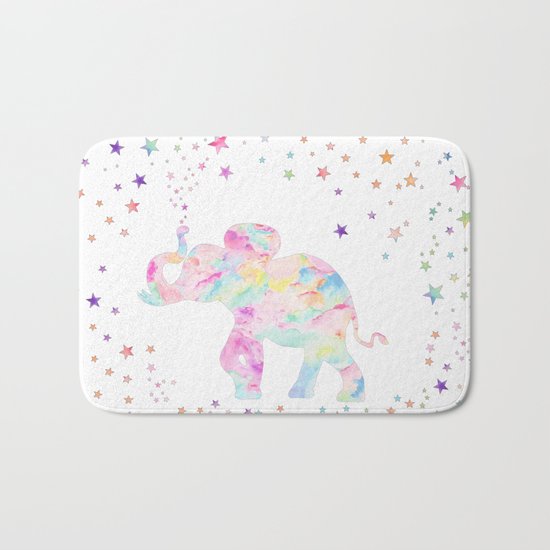 MAKE ME HAPPY ELEPHANT Bath Mat