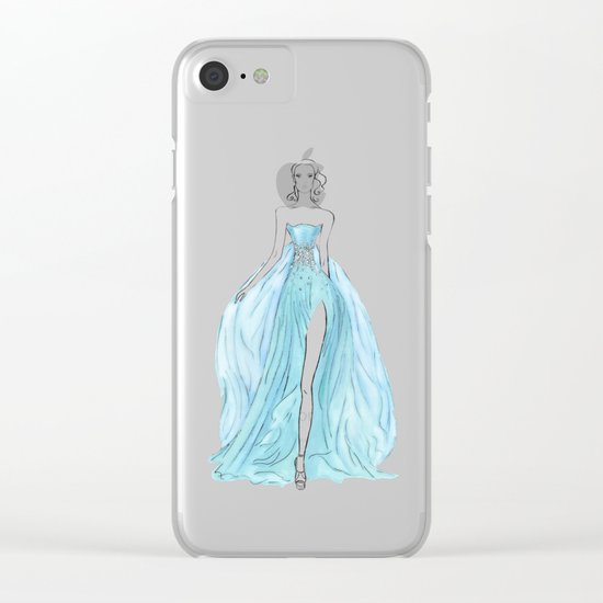 Floating Dress Clear iPhone Case