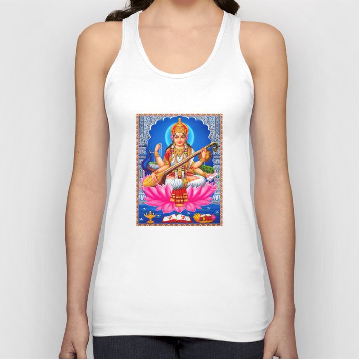 Goddess Saraswati Tank Top