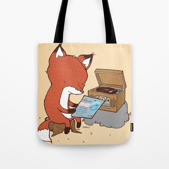 Record Player Tote Bag