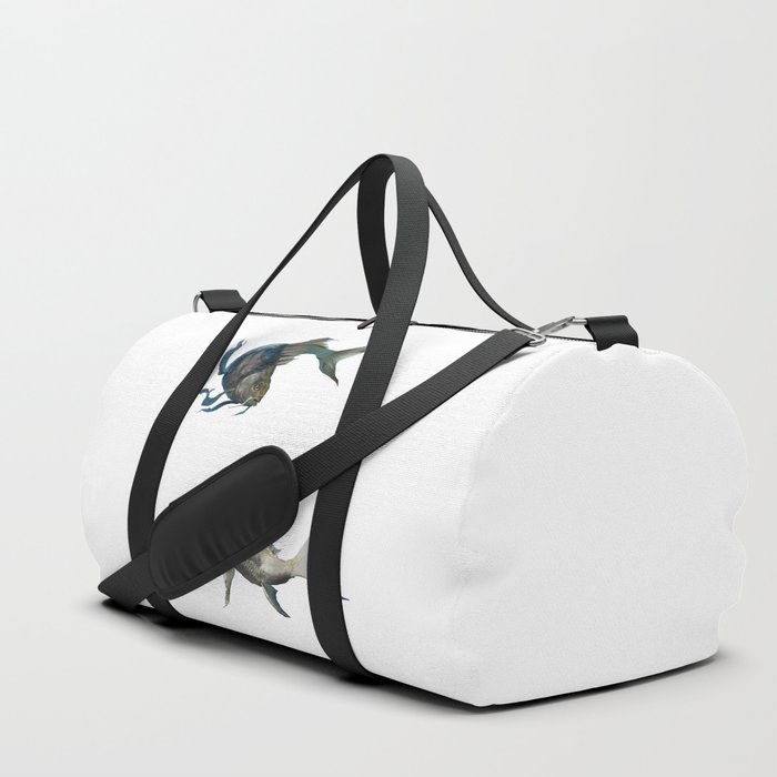 Koi Swimming Duffle Bag by VStudio Society6