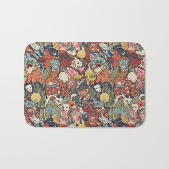Night parade Bath Mat