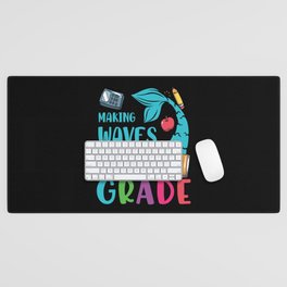 Making Waves In 8th Grade Mermaid Desk Mat