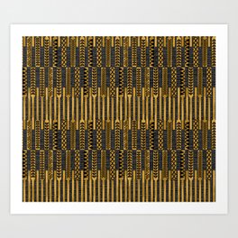 Ohe Kapala (Tapa Making Tool) Art Print