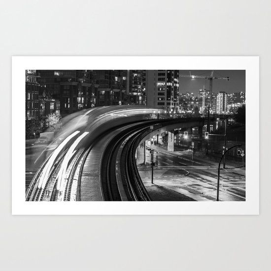 Skytrain Art Print