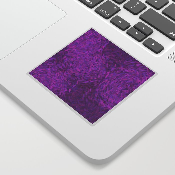 Pretty Purple Pattern Sticker