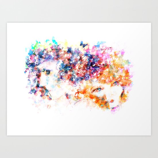 Flora & Fauna Revisited Art Print