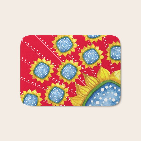 Sunflowers Bath Mat