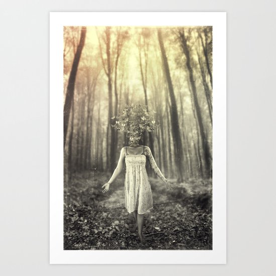 Mothwoman Art Print