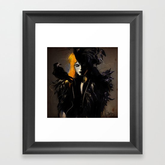 Crow Framed Art Print