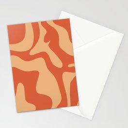 2 Abstract Swirl Shapes 220711 Valourine Digital Design Stationery Card