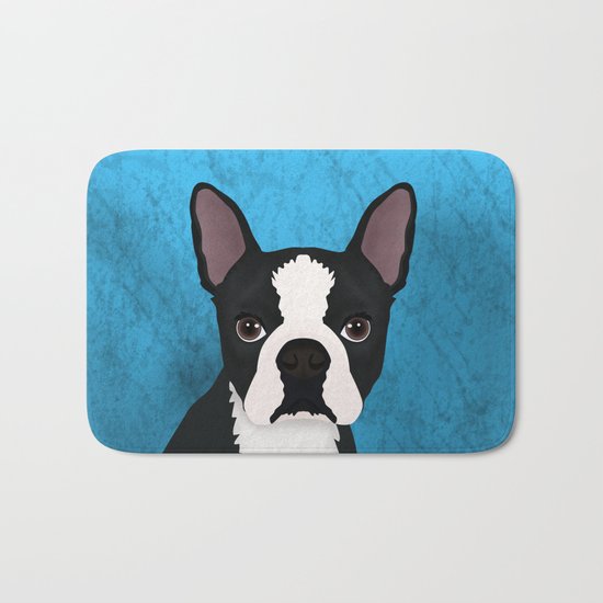 Boston terrier Bath Mat