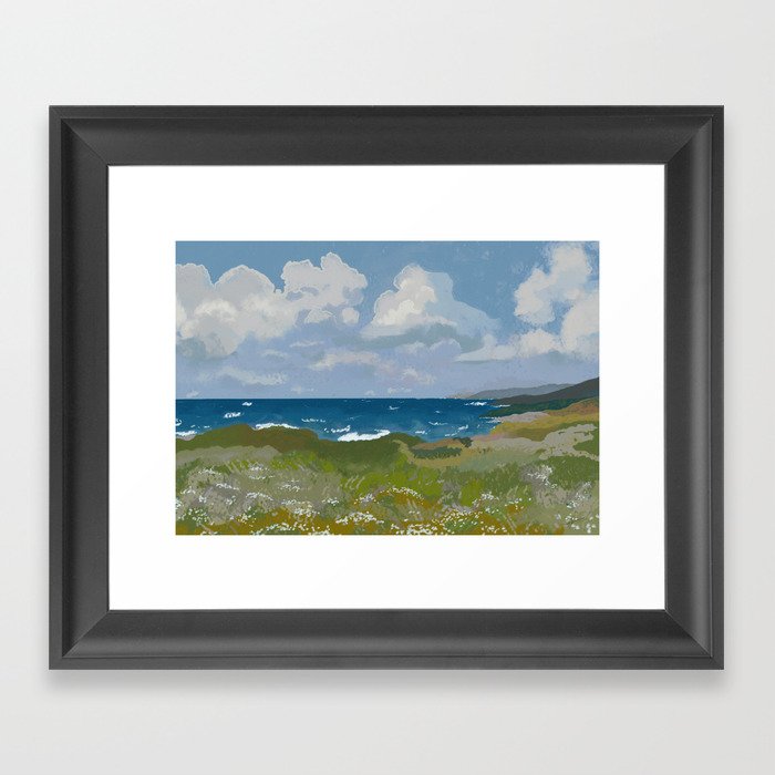Beach Landscape Framed Art Print