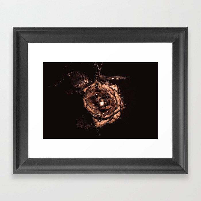 (he called me) the Wild rose Framed Art Print
