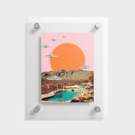 They've arrived! (UFO) Floating Acrylic Print