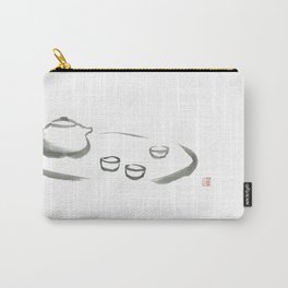 Relaxed by Chinese tea and Zen Carry-All Pouch