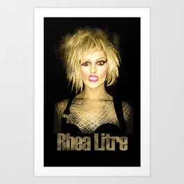 Rhea (Muppet Hair) Art Print