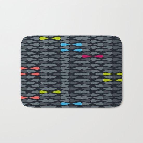 dropsstripes Bath Mat