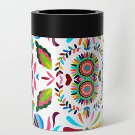 Hippy Floral Pattern Can Cooler