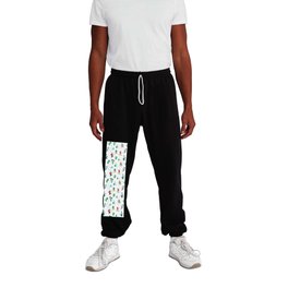Skiers from Top View Sweatpants