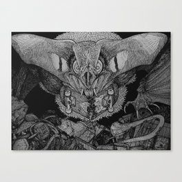 A Big Bat Canvas Print