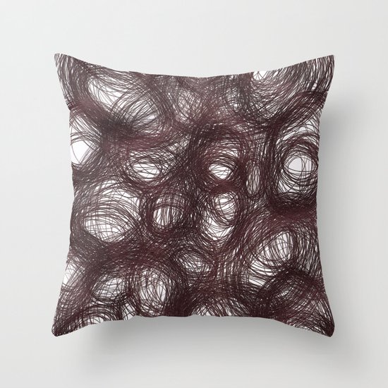 Circles Throw Pillow