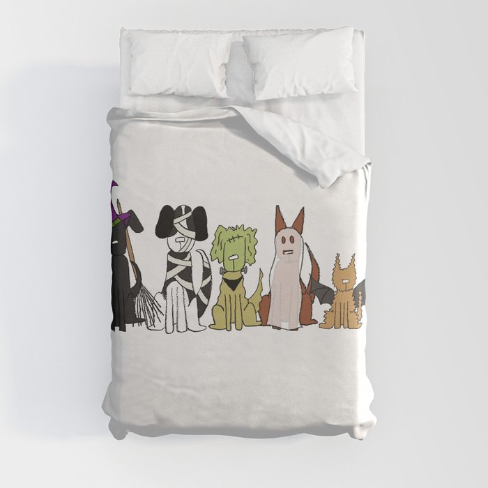 Bark-or-Treat Duvet Cover