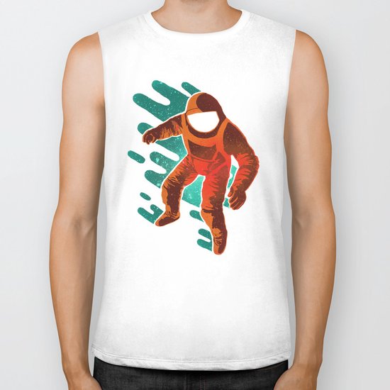 Space Distortion Biker Tank