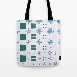 Frosted Geometry Tote Bag