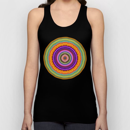 Colourful Pattern Mandala Unisex Tank Top