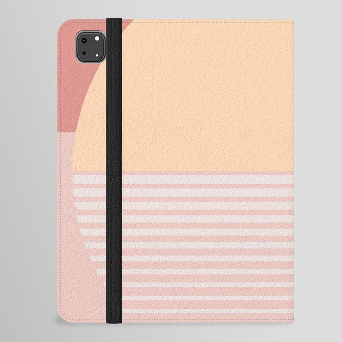 Retro Sunset Pink iPad Folio Case