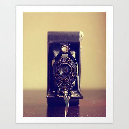 The Vintage Camera Art Print