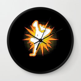 Breakdance Dancer Hiphop Dancing Wall Clock