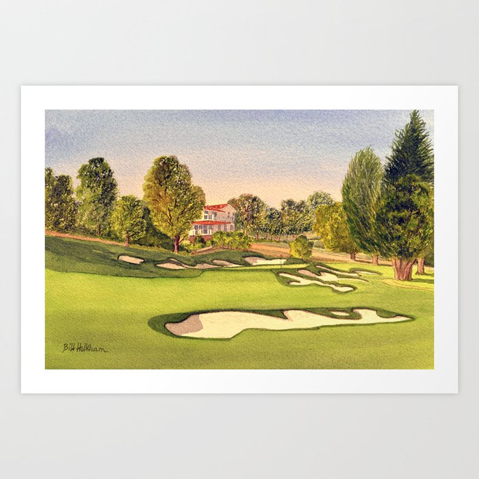 Pasatiempo Golf Course Hole 3 Santa Cruz Art Print