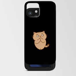 Shush  Kitty Brown Kitten Is A Quiet Cat iPhone Card Case