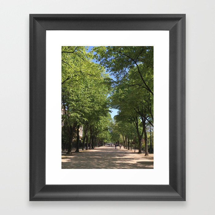 A Walk in Paris Framed Art Print