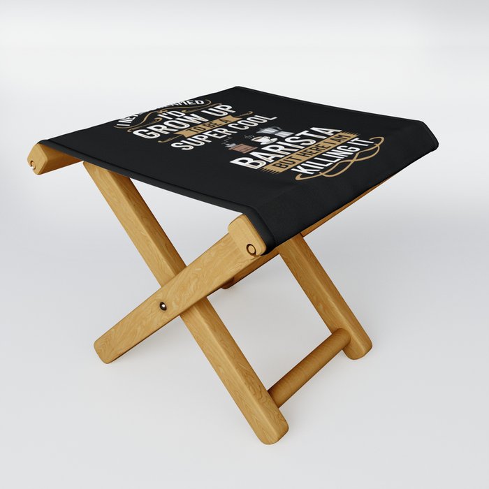 Barista Coffee Machine Coffeemaker Espresso Milk Folding Stool