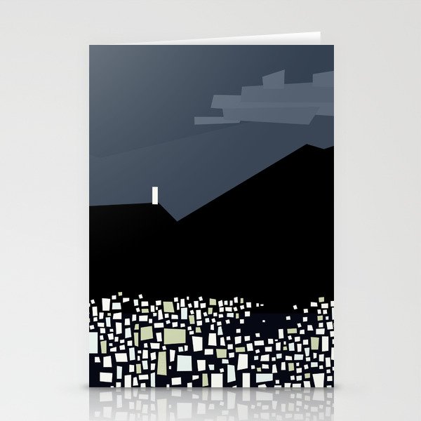 Caracas City at Night by Friztin Stationery Cards