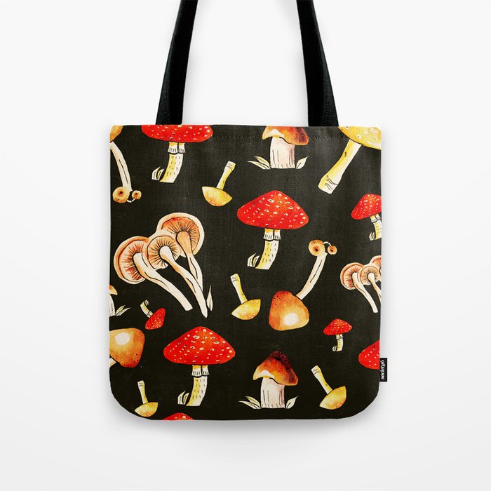 Brigt Mushrooms Tote Bag